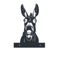 thumbnail image 2 of Valla de animales Metal Peeping Silueta Burro Vaca Estatuas de arte de pie (A) Ndcxsfigh Nuevos Originales, 2 of 5