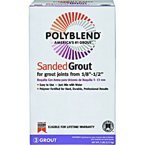 Custom Building Products PBG607-4 Polyblend Tile Grout Charcoal 7 Pound -  Walmart.com