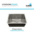 thumbnail image 5 of 32 Inch Stainless Steel 60/40 Double Unequal Bowl Classic Kitchen Sink, Extra Thick 18 Gauge Undermount Rust Resistant, Sound and Heatproof Sink, Sink Only, 5 of 16