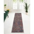 thumbnail image 2 of Rugs.com Sisu Collection Washable Rug – 14 Ft Runner Blue Flatweave Rug Perfect For Hallways, Entryways, 2 of 2