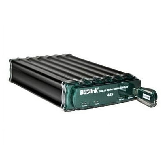 Buslink CipherShield CSE-12T-SU3 12 TB External Hard Drive - SATA - Portable - eSATA, USB 3.0