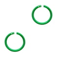 thumbnail image 3 of Justharion 10pieces Flexible Binding Solution - Plastic Loose Leaf Binder Rings For Easy Management Of Cards Documents green diameter 27mm 2PCS, 3 of 6