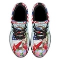 thumbnail image 2 of American flag Wreath Independence Day America The Beautiful Shoes Sneakers Black Size 4.5, 2 of 7