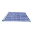 thumbnail image 2 of Ahgly Company Machine Washable Indoor Rectangle Abstract Blue Modern Area Rugs, 8' x 12', 2 of 4