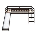thumbnail image 5 of Bellemave Twin Loft Bed with Slide, Wood Low Loft Bed with Climbing Ladder & Storage Space, Twin Size Beds for Teen, No Box Spring Needed (Espresso), 5 of 6