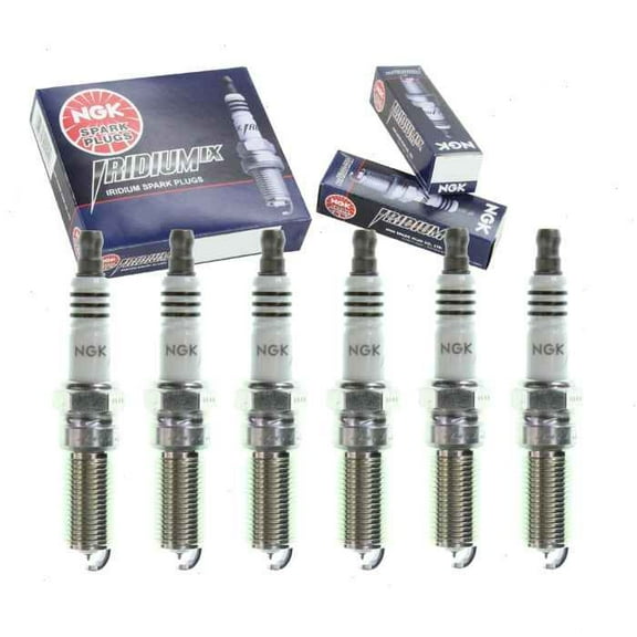 6 pc NGK Iridium IX Spark Plugs compatible with GMC Acadia Limited 3.6L V6 2017