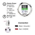 thumbnail image 3 of 85mm GPS Speedometer Odometer Adjustable Trip ODO COG Voltmeter TFT Screen Speed Gauges For Motor Yacht Boat Car Outboard Engine, 3 of 7