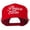 Red, variant on Peace on Earth Embroidered Snapback Cap - Black OSFM