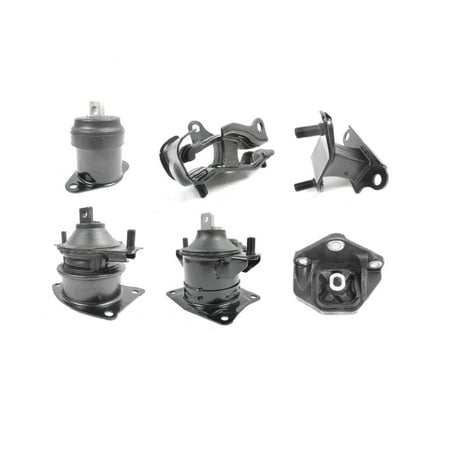 2000 Honda Accord Transmission - Fits: 2003-2007 Honda Accord 3.0L Engine Motor & Trans Mount Set 6PCS for Auto Transmission 03 04 05 A4517 A4525 A4524 A4544 A4526HY A4527HY