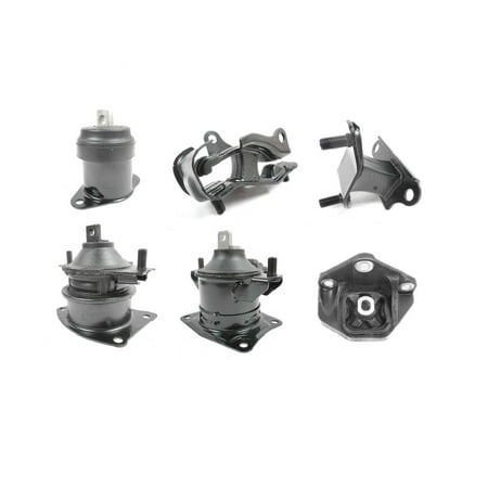 Fits: 2003-2007 Honda Accord 3.0L Engine Motor & Trans Mount Set 6PCS for Auto Transmission 03 04 05 A4517 A4525 A4524 A4544 A4526HY (Best Honda Accord Engine)