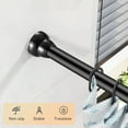 thumbnail image 4 of Mistaha Non-Slip Spring Tension Curtain Rod 20 to 32 Inch Expandable Curtain Rod No Drilling No Rust Bath Closet Hanging Pole for Windows or Shower Bathroom, 4 of 8
