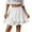 White, variant on RUTAYY Ruffle Skirt 2025 Summer Women High Waist Irregular Solid Color Short Skirt Flowy Swing Skirts