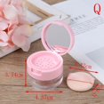 thumbnail image 1 of Tamiz cosmético de 7 estilos, tarro suelto, contenedor de maquillaje de viaje, caja de polvo de plástico portátil, bote de polvo suelto vacío con espejo tamiz Gao Jinjia LED, 1 of 2