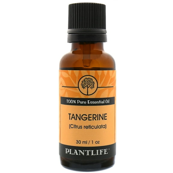 Plantlife Tangerine Aromatherapy Essential Oil - Straight From The Plant 100% Pure Therapeutic Grade - No Additives or Fillers - 30 ml