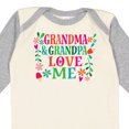 thumbnail image 4 of Inktastic Grandma Grandpa Love Me Girls Girls Long Sleeve Baby Bodysuit, 4 of 5