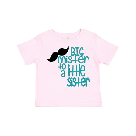 

Inktastic Big Mister to a Little Sister Gift Toddler Boy Girl T-Shirt