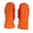 Orange, variant on M Buder Kids Winter Snow Gloves Boys Girls Windproof Waterproof Warm Thinsulate Lined Ski Mittens, 1 Pair Thick Insulated Hand Warmer for Cold Weather Outdoor Activities, White, 9.45 inches / 24 cm