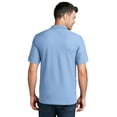 thumbnail image 2 of Port & Company Core Blend Pique Polo-XL (Light Blue), 2 of 6
