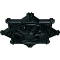 thumbnail image 3 of 38 1/4"OD x 1 1/2"P Antilles Ceiling Medallion (Fits Canopies up to 6"), Hand-Painted Night Shade, 3 of 6