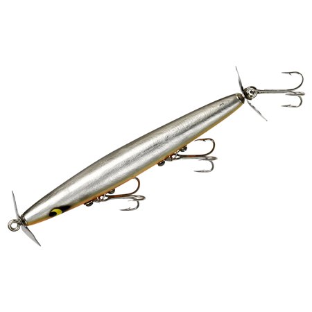 UPC: 0049575109985 | Smithwick Devil s Horse Topwater Chrome Black Back Orange Belly 4 1/2  3/8 oz.