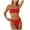 Red, variant on adviicd Women Swimsuits Women's Two Piece Bikini Swimsuit Sexy Triangle Top Bathing Suits String Cheeky Bikini Sets(Navy,L)