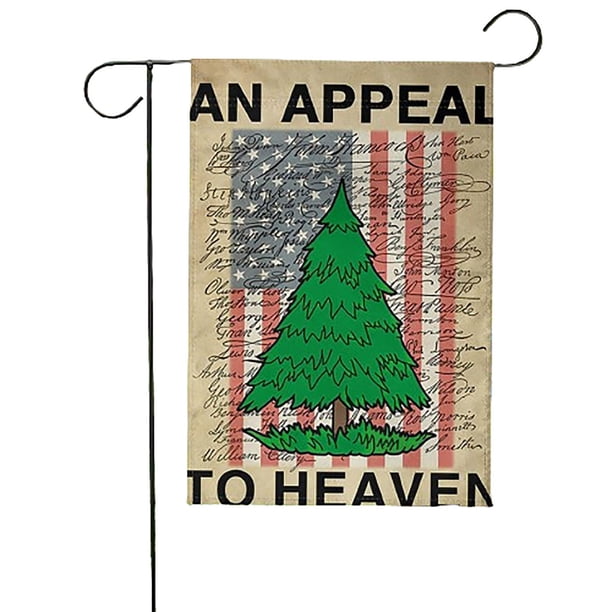 Llamando a la bandera celestial, bandera de jardín, vertical de doble cara al aire libre, nuestra gente, guerra americana, bandera de árbol, decoración de la casa, Bann