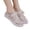 Coffee, variant on YOUYEDIAN Sneakers for Women Versatile Mesh Knit Comfortable Flat Sneakers Casual Breathable Slip On Fashion Print Walking Shoes