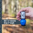 thumbnail image 3 of SABRE Frontiersman Bear Bell with Strap, Magnetic Silencer, Blue, Outdoor Use, 1.5 in., Adult, Backpacking, Camping, Glamping, Hiking, 3 of 9