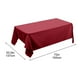 thumbnail image 3 of Cubierta rectangular de plástico grande 72x54 pulgadas - mantel desechable para fiestas, limpia con toalla, resistente a derrames, resistente, 3 of 7