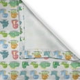 thumbnail image 4 of Ambesonne Jurassic Grommet Curtain Single Panel, Dinosaur Wild Beast, 50"x60", Green Turquoise Marigold, 4 of 5