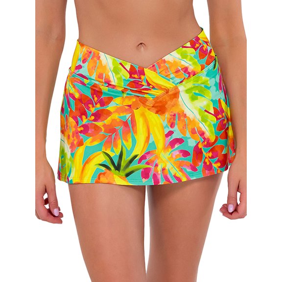Sunsets Swimwear Lush Luau Summer Lovin' Swim Skirt