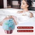 thumbnail image 3 of Shipiny Summer Swimming Pool Ice Cream Cake Bath Sponge, Shower Loofah Sponge, Exfoliating Body Scrubber, Soft Mesh Sponge for Daily Bathing., Blue, 3 of 5