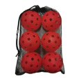 thumbnail image 4 of yotijay 6 Pack Pickleball Balls, 40 Hole Pickleball Balls, Official Size Balls Specially Red, 4 of 9