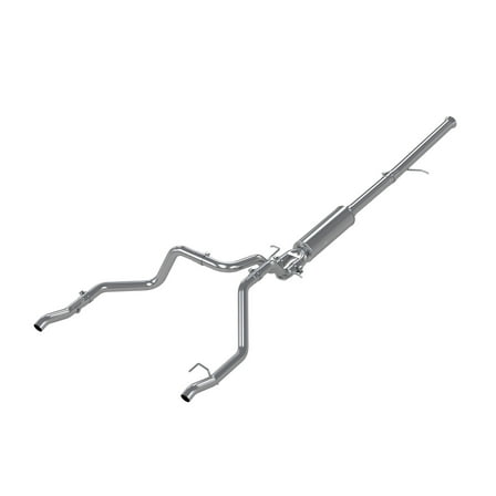 MBRP Exhaust S5065AL Installer Series Cat Back Exhaust System Fits select: 2019-2022 GMC YUKON DENALI, 2019 GMC SIERRA K1500 DENALI