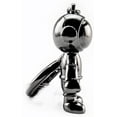 thumbnail image 4 of Black Robot Keychains Men Creative Spacemen Car Key Chain Ring for Office Backpack Purse Charm, 4 of 6