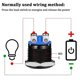 thumbnail image 2 of WINOMO Momentary Push Button Switch Metal Shell Suitable for 16mm Mounting Hole (Black), 2 of 3