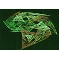 thumbnail image 1 of Ahgly Company Machine Washable Indoor Rectangle Transitional Dark Lime Green Area Rugs, 2' x 4', 1 of 7