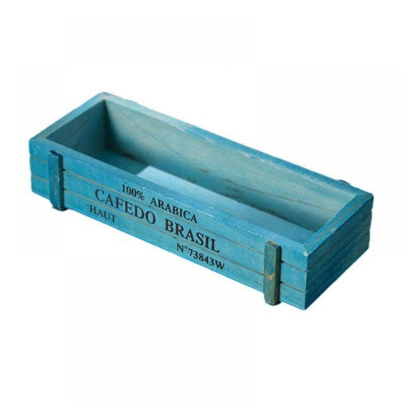 Rectangular Wooden Planter Succulent Box Vintage Combination Flower Pot