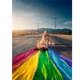 thumbnail image 1 of 5D DIY diamante pintura Arco Iris camino completo redondo taladro mosaico arte hogar imágenes Likrtyny Arte deco, 1 of 9