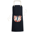 thumbnail image 1 of Red Blue Man Umbrella Pattern Graffiti Street Apron Bib Sarong Cooking Baking Kitchen Pocket Pinafore, 1 of 3