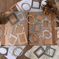 thumbnail image 7 of 180 Pcs Scrapbook Window Frame Vintage Frame Scrapbook Decorative Paper Retro Photo Border Paper, 7 of 7