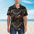 thumbnail image 2 of Pofeuu Modern Skull Sisters Print Hawaiian Shirt for Men Sleeves Casual Button Down Summer Beach Dress Shirts T-Shirts,X-Large, 2 of 7
