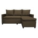 thumbnail image 1 of Sala Esquinera Modular El Bazar Store Vancouver Chocolate 175x130 cm Sofa Lado derecho ó izquierdo Económica, Tela Lino, 1 of 6