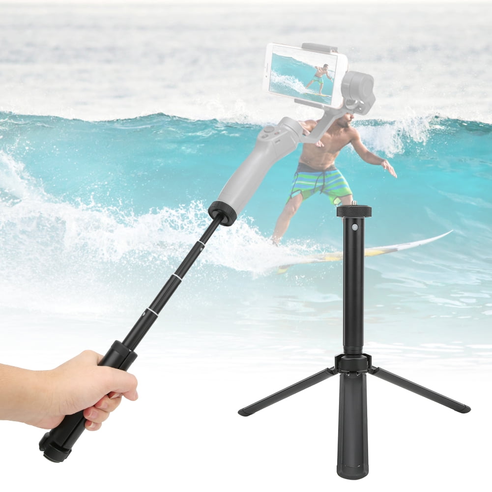 OTVIAP Tripod Extension Rod,Tripod Stand,3 in 1 Aluminium Alloy Black 5