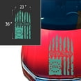 thumbnail image 2 of Greenyef Graphics We The People Betsy Ross Flag 1776 Distressed American USA US Flag Hood Vinyl Decal Preamble of The US Constitution fits most Pickup Trucks (23" x 36", Mint), 2 of 8