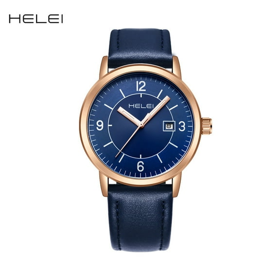 HELEI Men's Quartz Watch Waterproof Wristwatches 794272500613