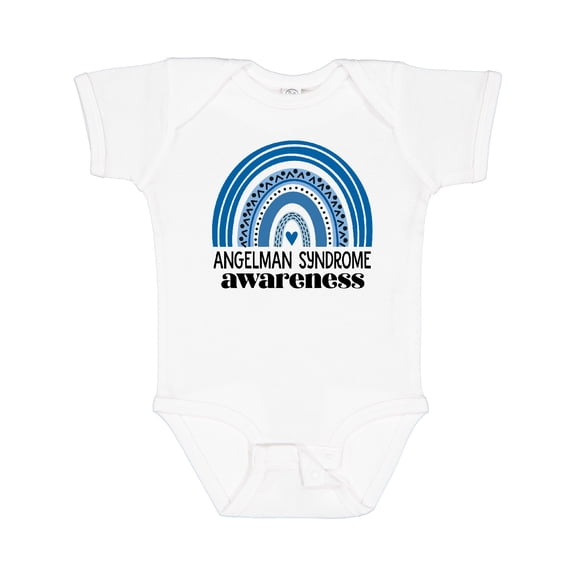 Inktastic Angelman Syndrome Awareness Rainbow Boys or Girls Baby Bodysuit