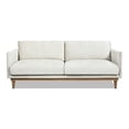 thumbnail image 4 of 83" Flange Arm, Solid Oak Base Sofa / 2-Seat, Comfortable and Easy-to-Clean for Living Room, 4 of 4
