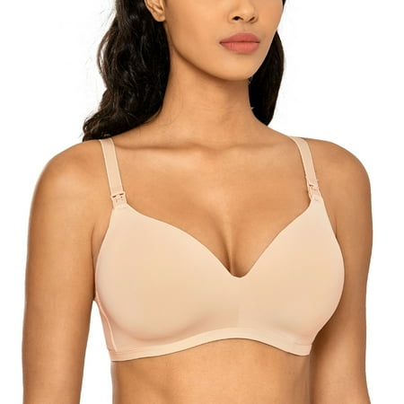 

Gratlin Women s Wire Free Lightly Lined Soft Maternity Nursing Bra for Breastfeeding