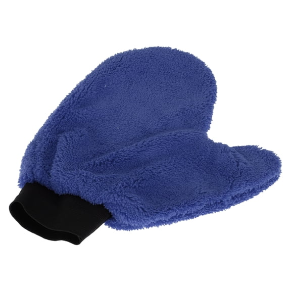 1 Pc Car Wash Towel Coral Fleece Car Cleaning Wiping Dryer Car Washing Tool 25x20x1cm Sapphire Blue